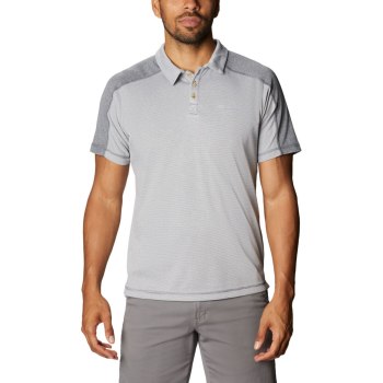 Columbia Summit View, Polo Grises Oscuro Para Hombre | 263845-BCT